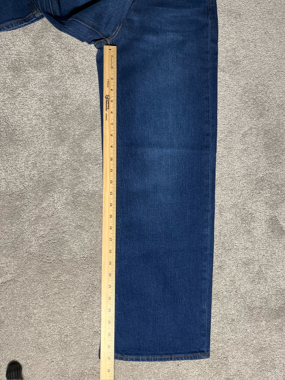 Quince Organic Cotton High Rise Wide Leg Jeans Size 29 Blue - Picture 8 of 10
